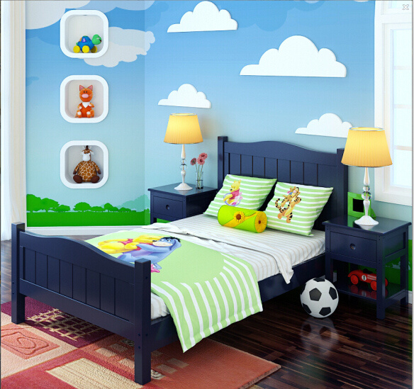 Children Beds European Style Beds Solid Wood Beds (M-X1035)