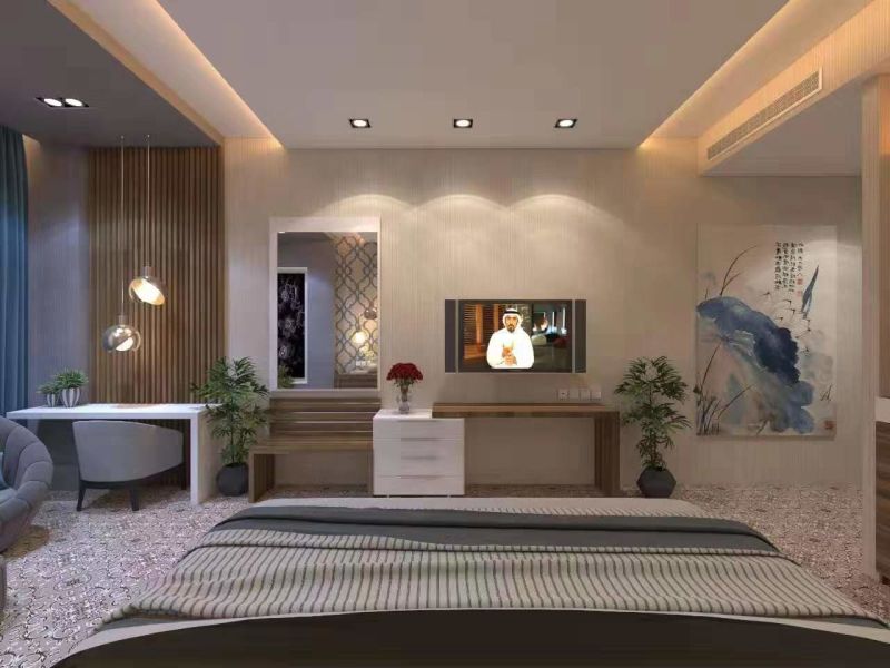 Hotel Wooden Bedroom Furniture Luxury Bed