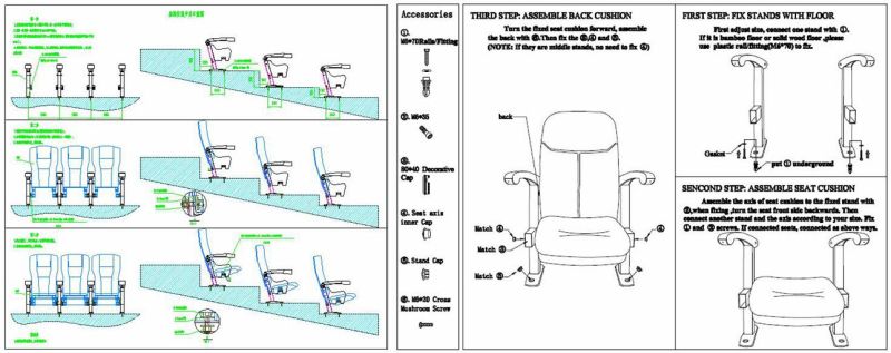 Church Seat/ Church Chair/ Church Seating(Y-EB02)