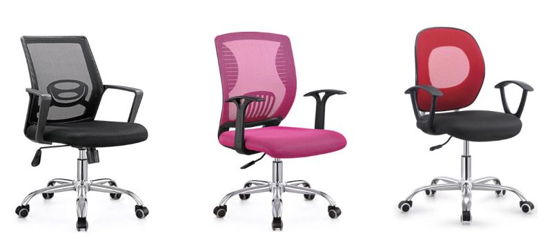 High Quality High-MID Manager Chair Back Swivel Colorful Office Mesh Chair Office Chair