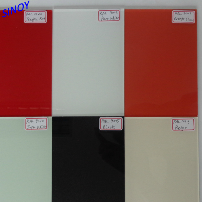 4mm 5mm 6mm Back Painted Glass/Lacquered Glass