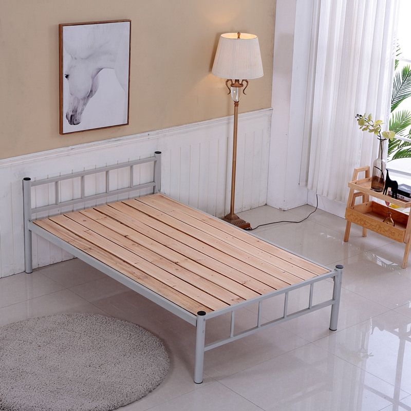 Patient Bed Hospital Metal Bed White