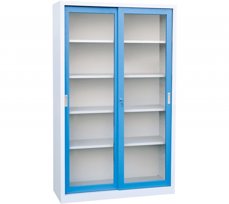 China Good Quality Full Height Glass Silding Door Cupboard