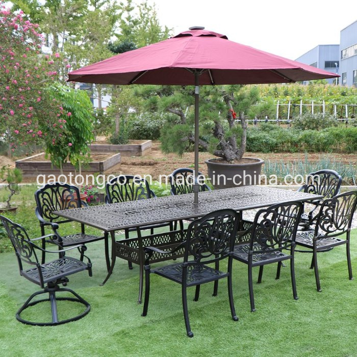 8 Seaters Garden Rectangular Dining Table Outdoor Table Furniture