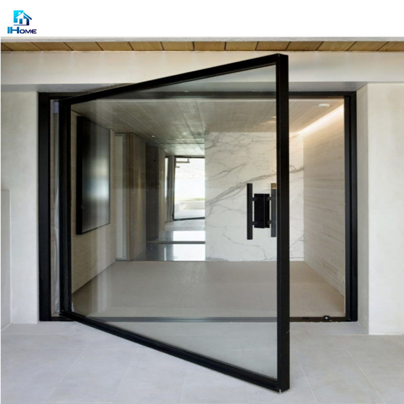 Residential Entry Doors Pivot Entrance Front Door with Glass
