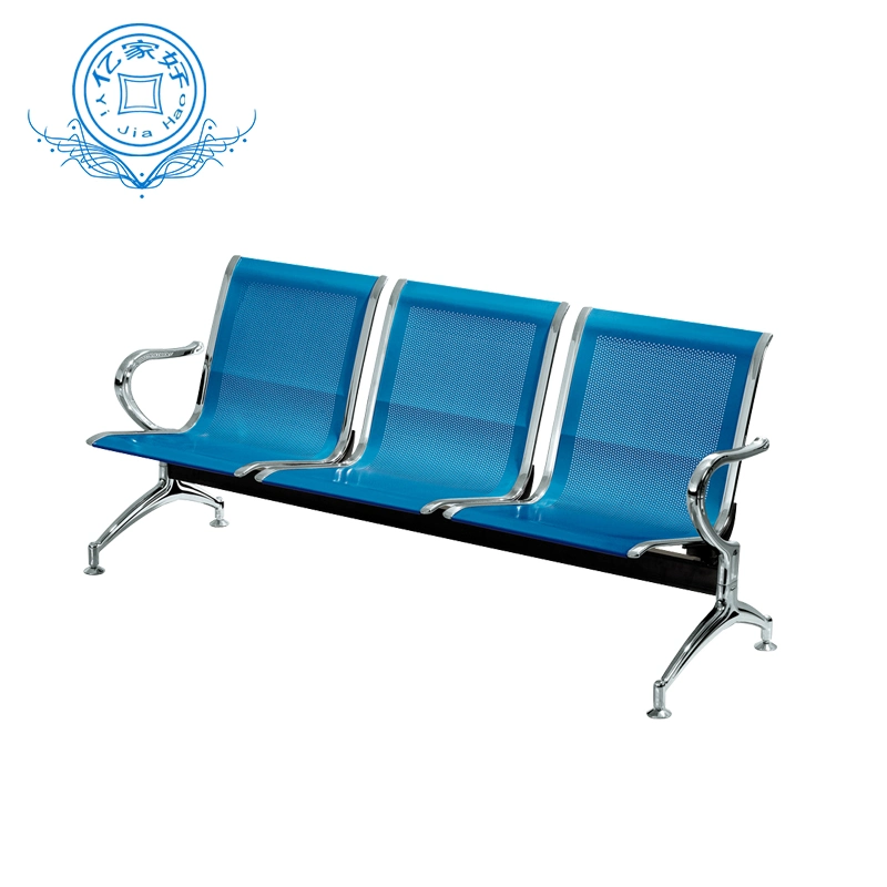 Blue Color High Quality Steel Chair Hospital Lobby Public Waiting Area Chairs