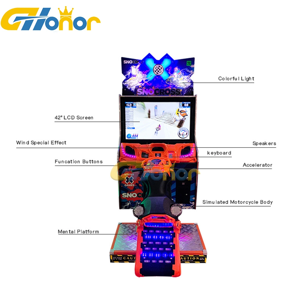 Indoor Motorcycle Racing Game Coin Operated Racing Game Console 3D Simulator Motorcycle Racing Game Arcade Motor Driving Game Arcade Machine