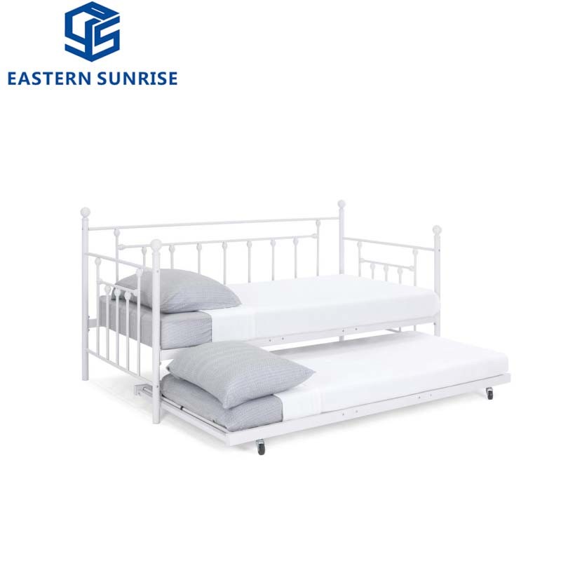 Wholesale China Factory Bedroom Furniture Simple Metal Bed New Design Metal Single Day Bed