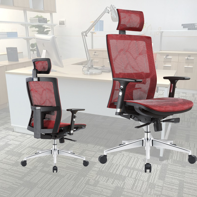 Swivel Adjustable Middle Back Modern Ergonomic Office Mesh Chair