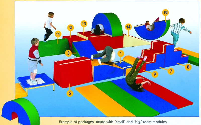 Indoor Soft Jump Blocks for Kids Children Gymnastics Equipment