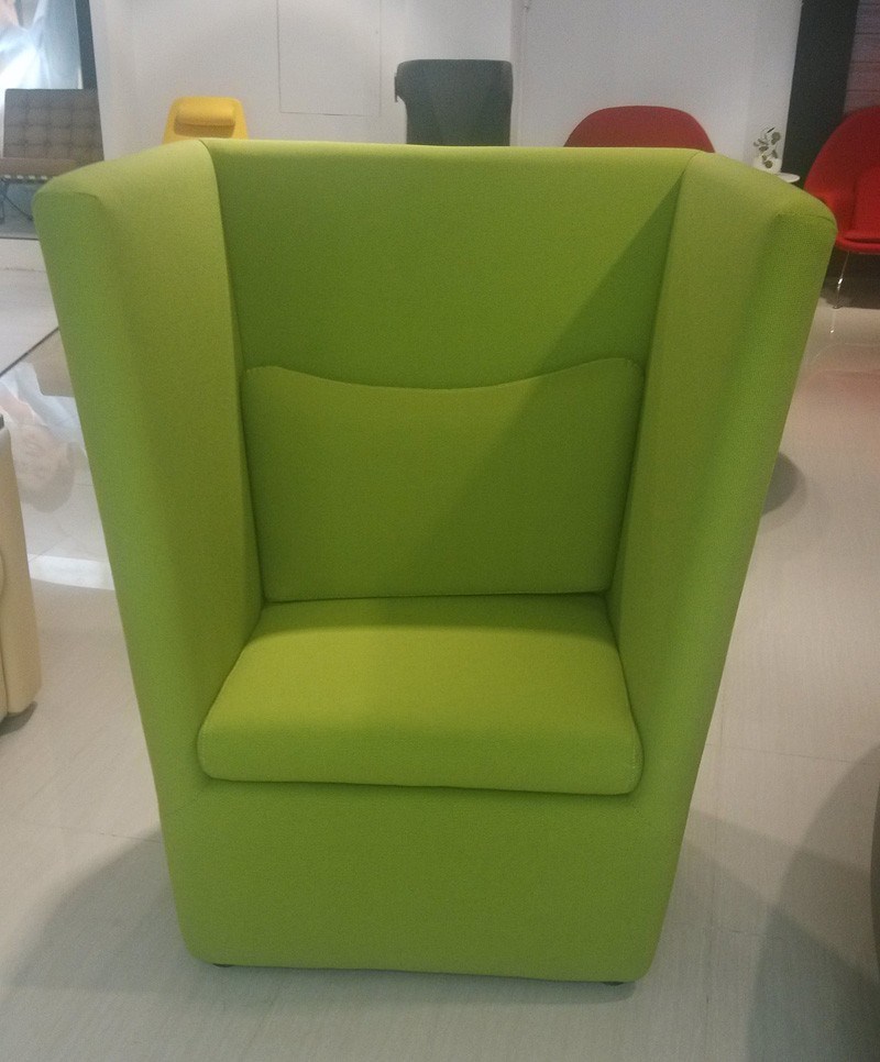 High Back Single Sofa Chair with Cushion Soft Sofa Chair Indoor Furniture