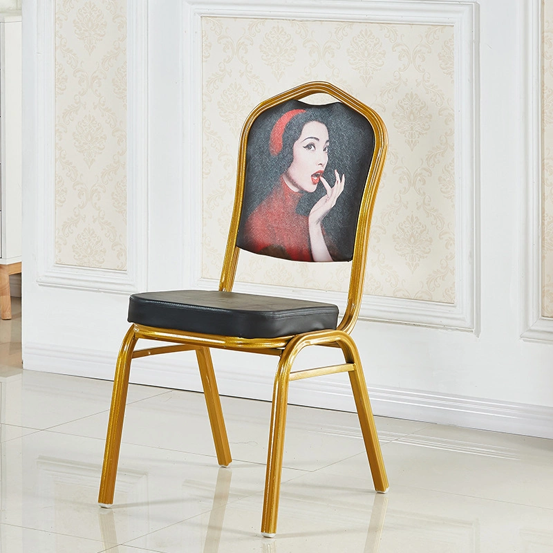 Best Selling Wedding Hotel Indoor Restaurant Armless Stackable Banquet Chair