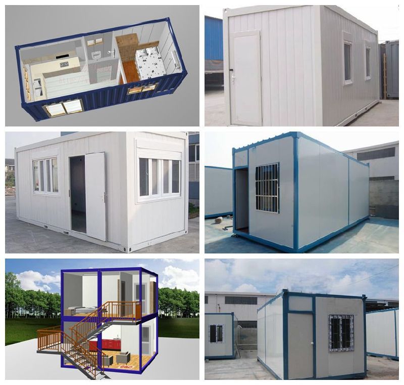 Modular EPS Sandwich Panel Container House Dormitory with Bunk Beds