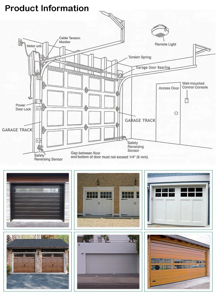 Wood Garage Door/Sectional Garage Door/Overhead Door