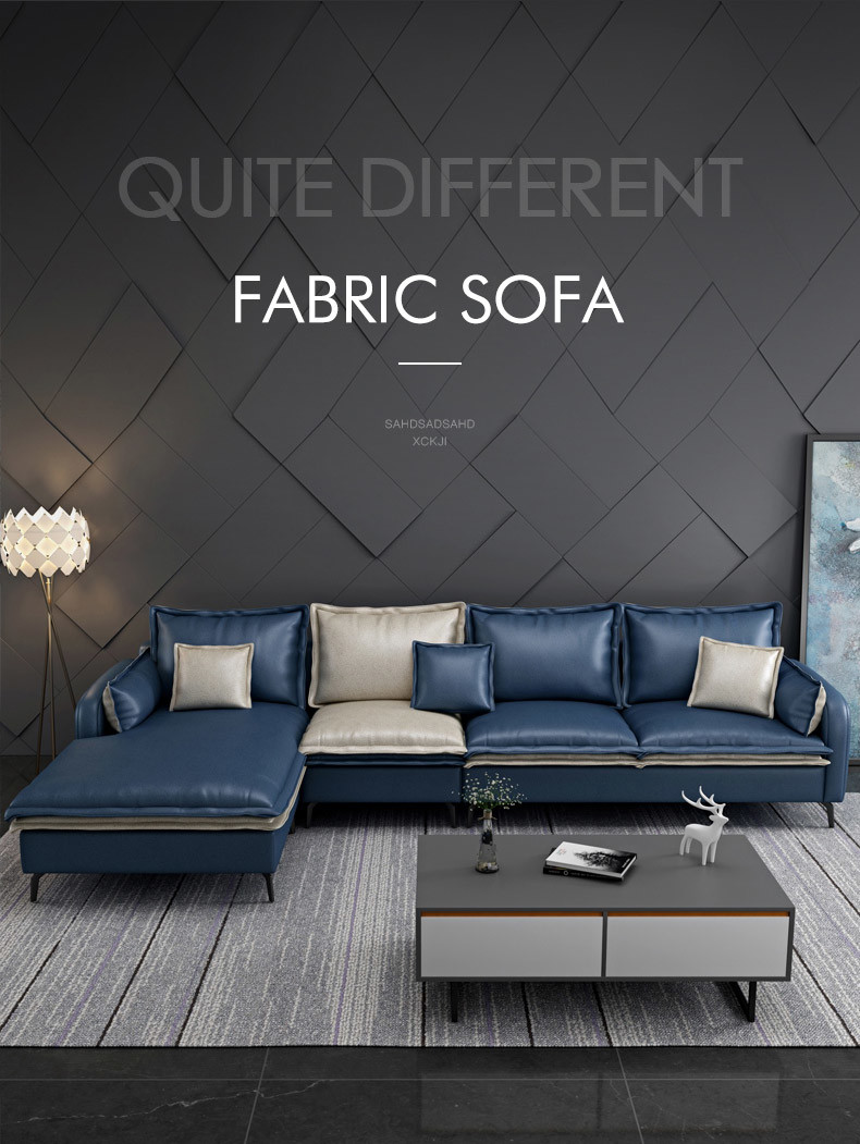Wood Frame Sofa Leather Sofa Sofa Furniture Set Modern Sofa