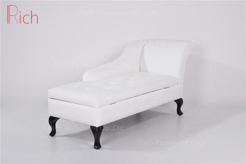Modern Design Sofa Chair Chaise Lounge Sofa for Wooden Furniture Bed