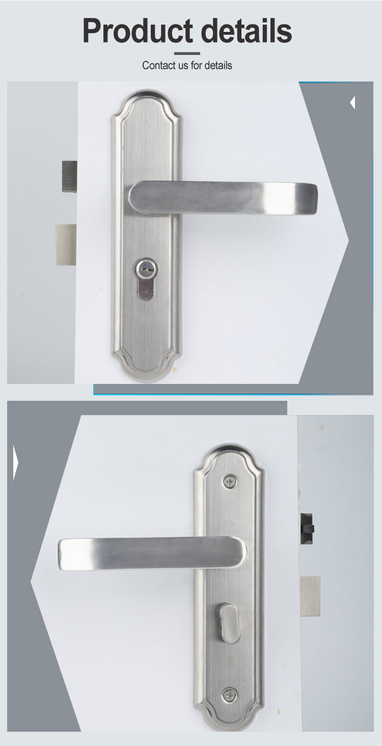 Door Handles Lock with Lock Interior Doors Outside Doors