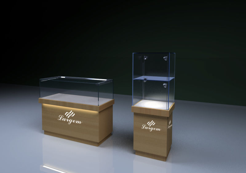 fashion Mobilephone Glass Showcase, Glass Cabinet
