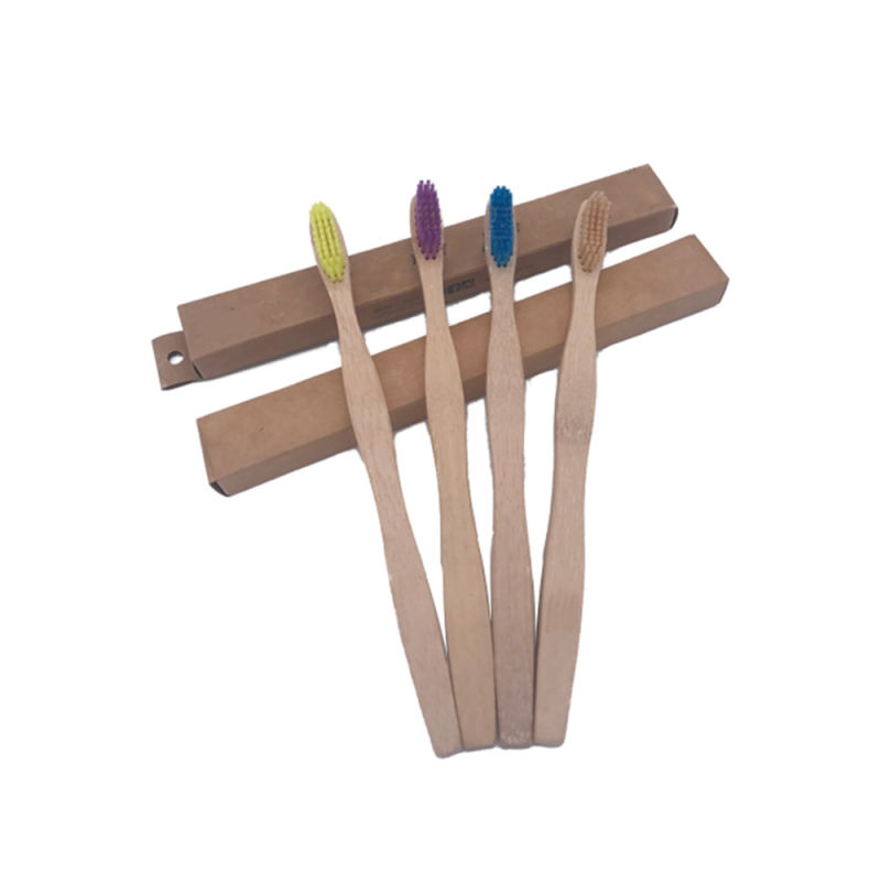 Eco-Friendly Bamboo Soft Toothbrush with Bamboo Package