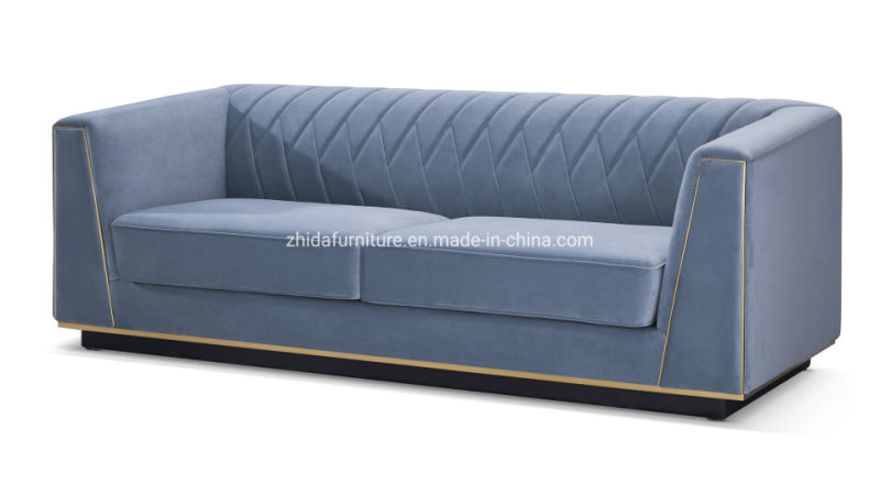 Foshan Luxury Home Hotel Furniture Couch Living Room Fabric Sofa