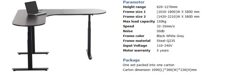 Height Adjustable Office Desk Lift Standing Table Desk Converter Adjustable Height Desk Legs