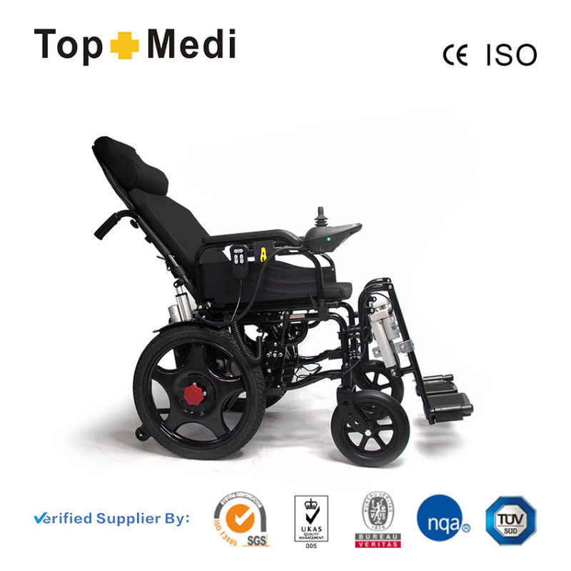 Economic Small Stainless Steel Power Electric Wheelchair for Disabled Elderly