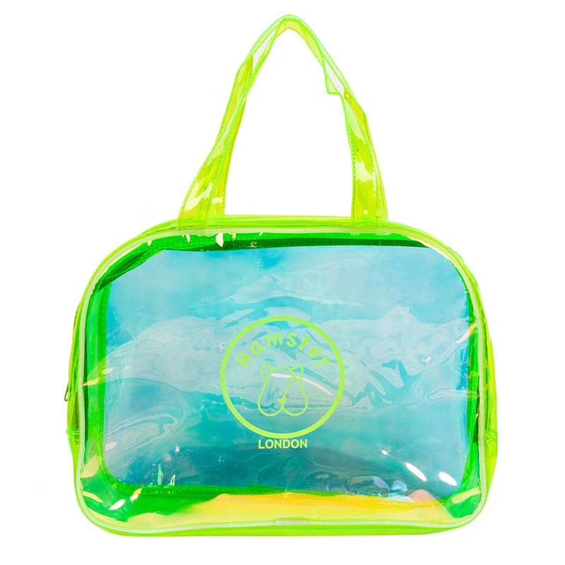 Hologram PVC Toiletry Beach Make up Handbag