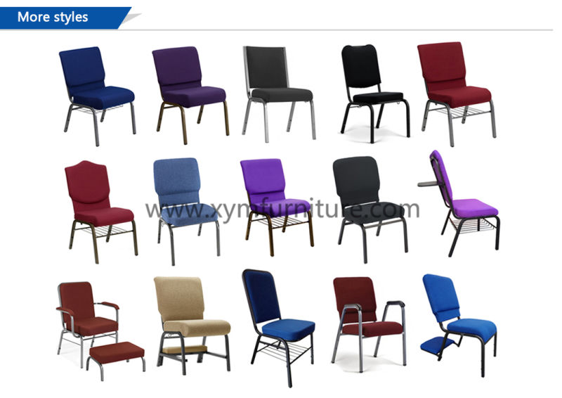 Padded Stackable Used Professional Church Chair Sales (XYM-G63)