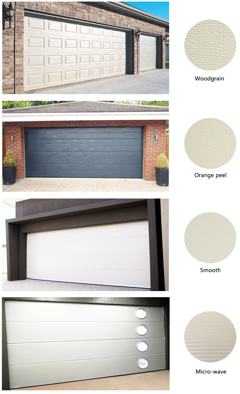 Sectional Garage Door/Automatic Garage Door/ Overhead Garage Door for Villa