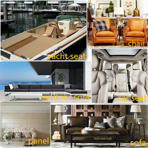 Classic PU Synthetic Artifucial PU Leather for Furniture/Sofa/Chair/Garment--Catch