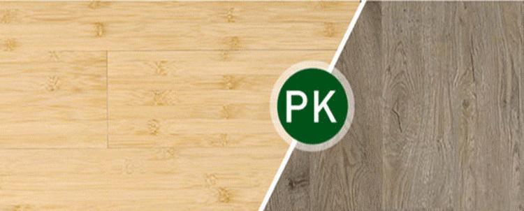 Eco-Friendly Material Natural Color Bamboo Flooring Waterproof and Fireproof Solid Carbonized Horizontal Bamboo Floors