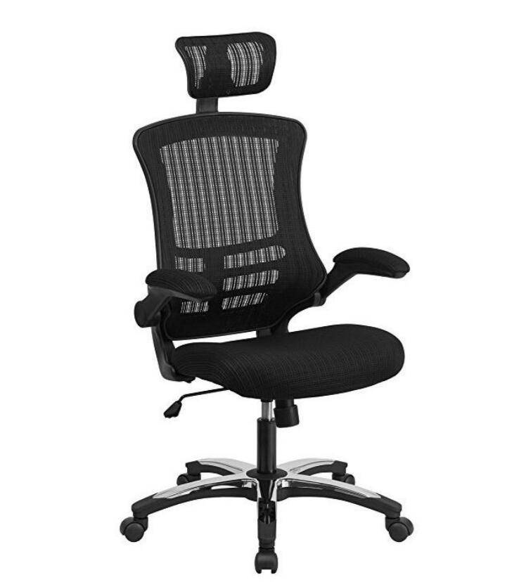 High Back Swivel Chair Staff Full Mesh Black Chair