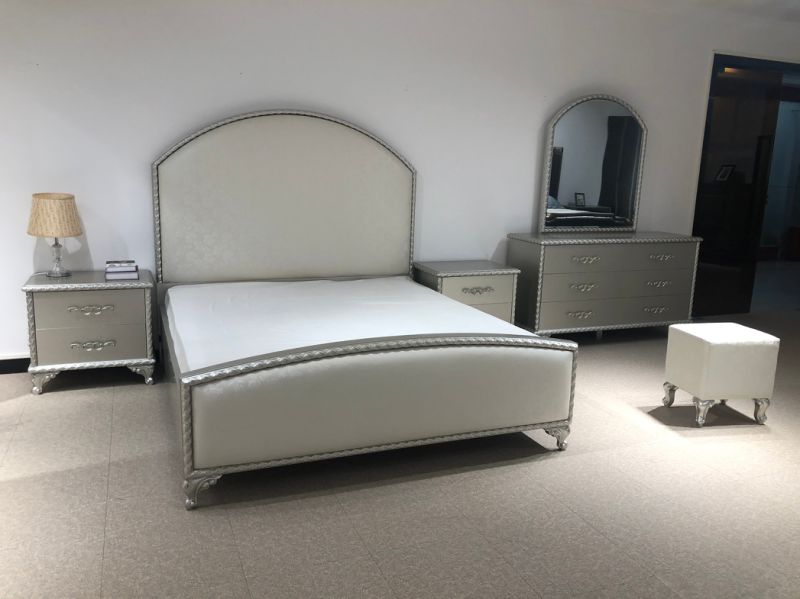 Luxurious Modern Bed with Superior PU Leather