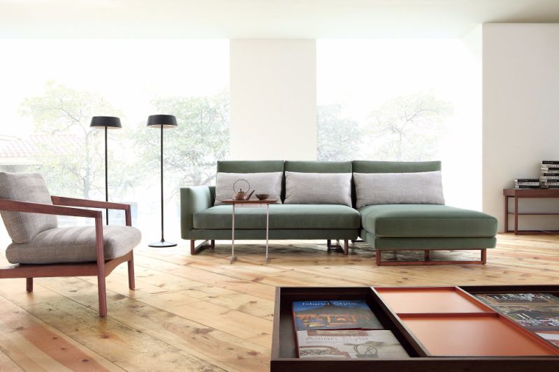 Hot Sale Solid Wood Sectional Sofa Set