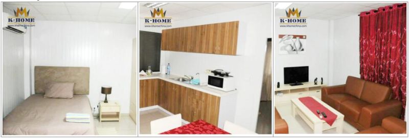 Low-Cost Double Bed Room Modular Living House for Africa