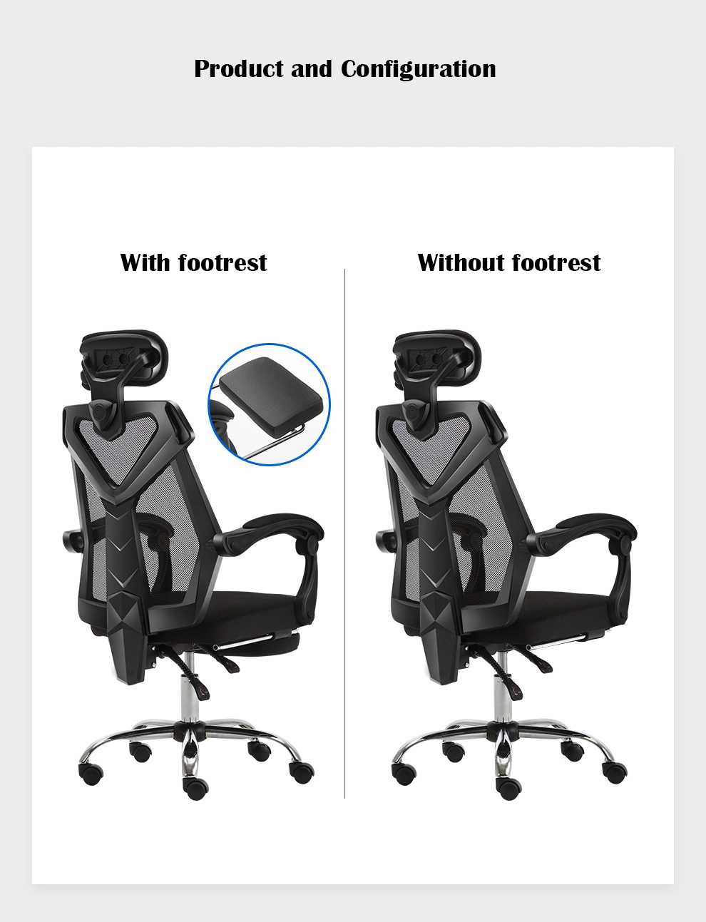 New Wholesale Ergonomic Height Adjustable Customize Direct Game Office Home Furniture Computer Mesh Racing Gaming Chair for Workers