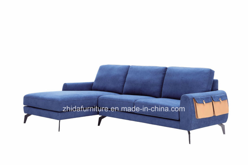 Chinese High Quality Sofa Modern L-Shape Sectional Sofa Set