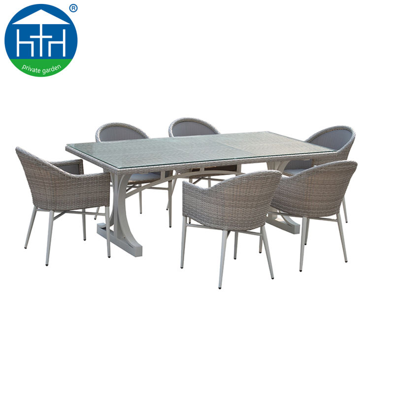 Hot Sale Products Outdoor Patio Furniture Dining Table Set Removable Outdoor Furniture Set