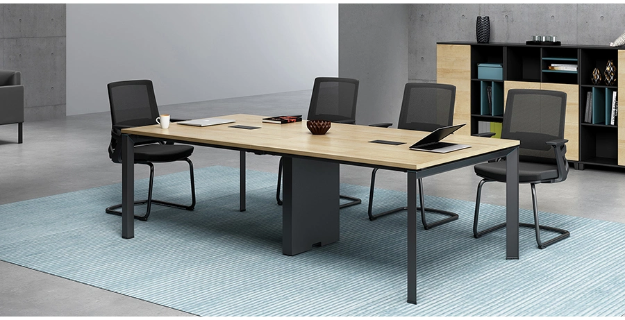 Rectangle Long Working Desk Modern Meeting Room Table Design Office Conference Table