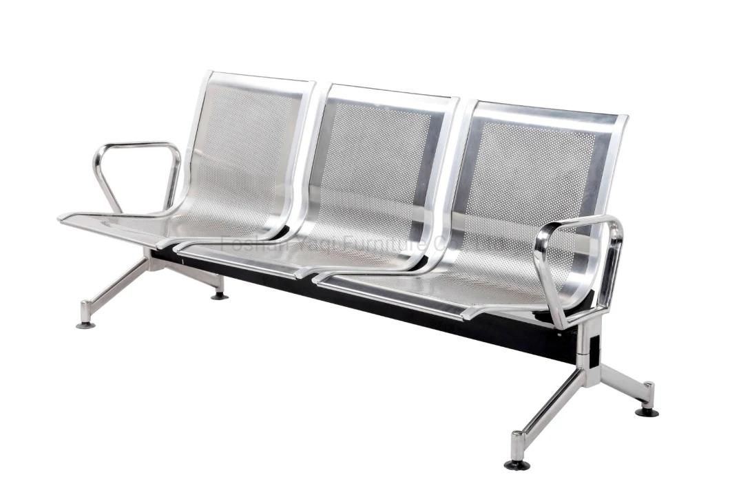 3-Seater Waiting Room Stainless Steel Chair (YA-51)