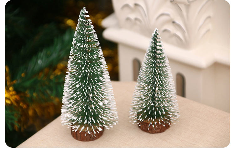 Mini Christmas Tree Cedar Desktop Small Christmas Tree Desktop Window Display Gifts Christmas Decorations