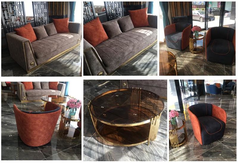 Hotel Project Furniture Sofa Fabric Upholstery Sofa Chair Hotel Bedroom Sofa Chair Customized Couch Sofa