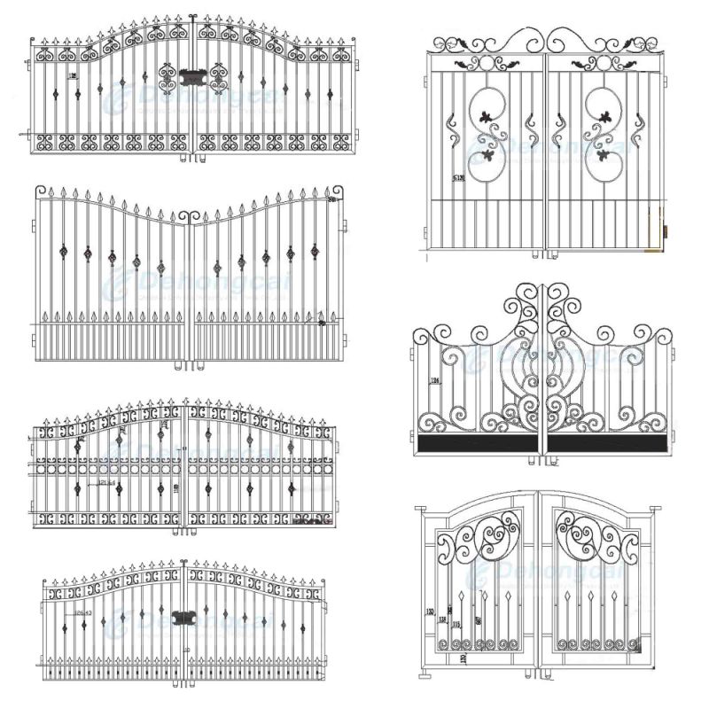 Ornamental Iron Gate/Steel Gate/Metal Gate