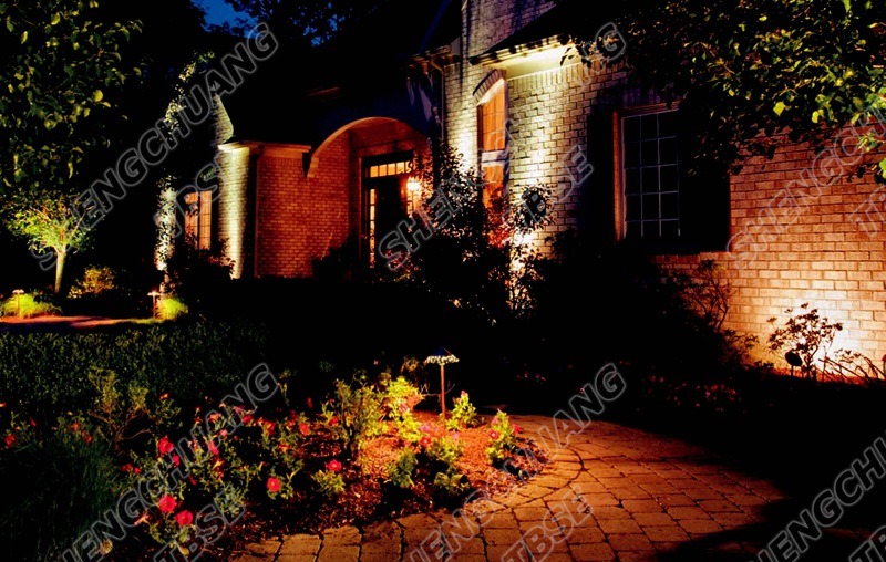 Outdoor Solar LED Security Flood Lights with Night Sensor for Garden Patio Path Deck Landscape Yard Outside Work
