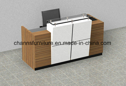 Modern Furniture Wooden Reception Table for Beauty Nail Salon (CAS-RA02)