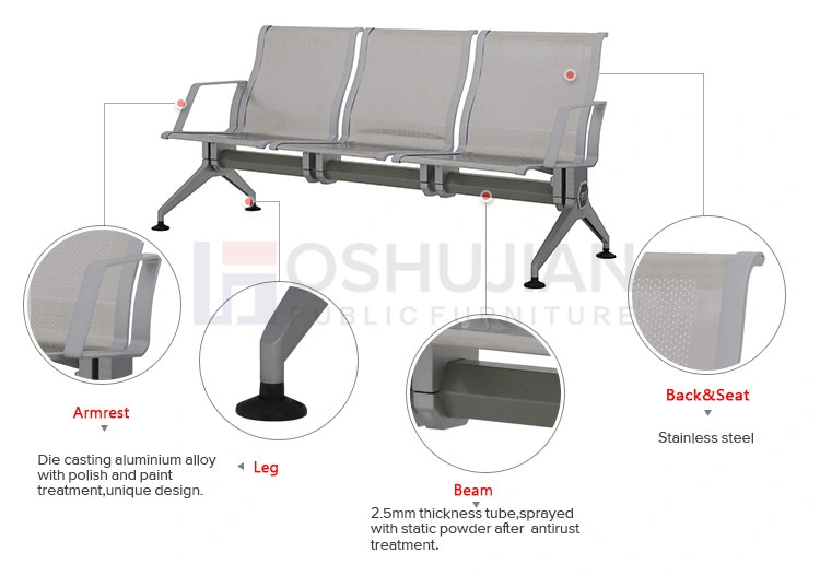 Stainless Steel Waiting Chairs Airport Steel Chair