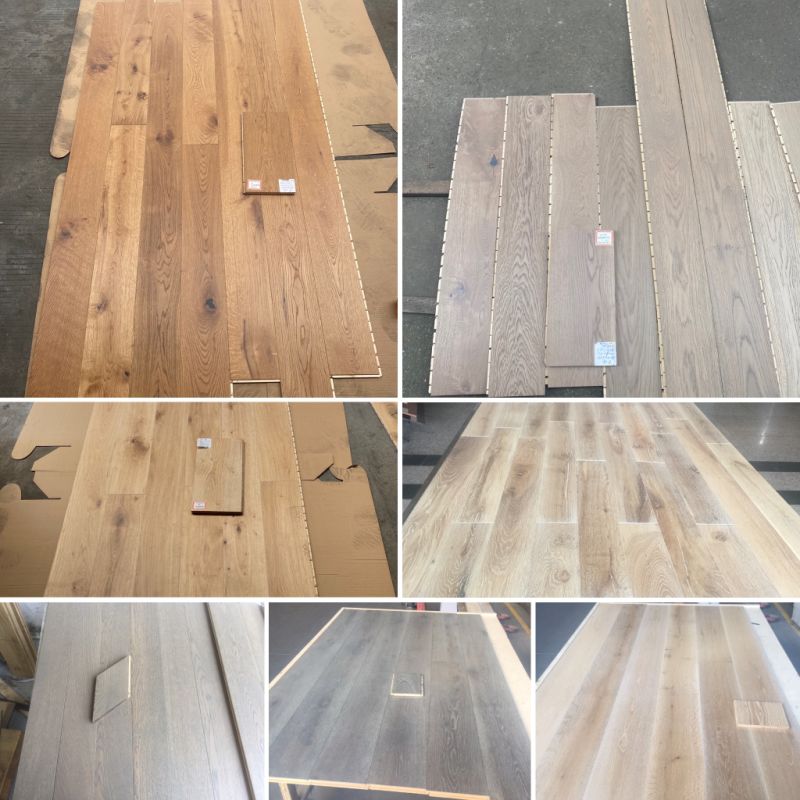 Oak Smoked Wood Flooring, Hardwood Floor, Building Materials, Engineered Floor