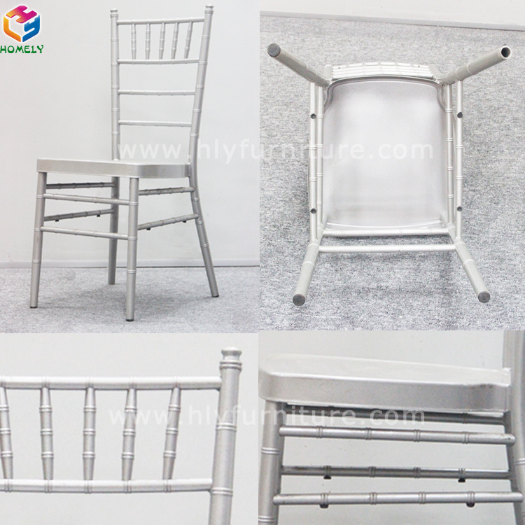 Cheap Aluminum/Steel/Acrylic Tiffany Chair for Banquet/Hotel/Outdoor Wedding