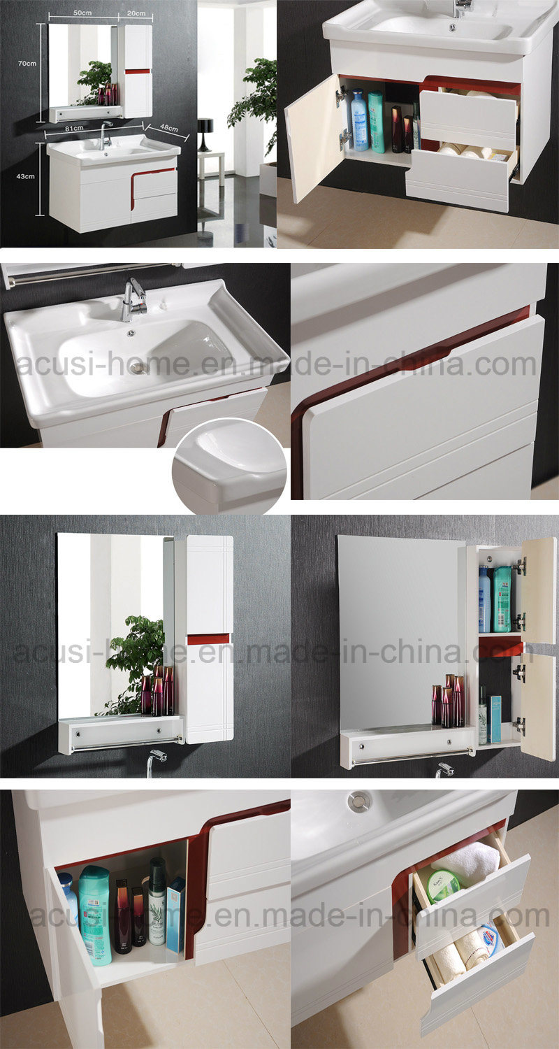 Modern Furniture Wooden Lacquer Home Hardware Bathroom Vanities (ACS1-L51)