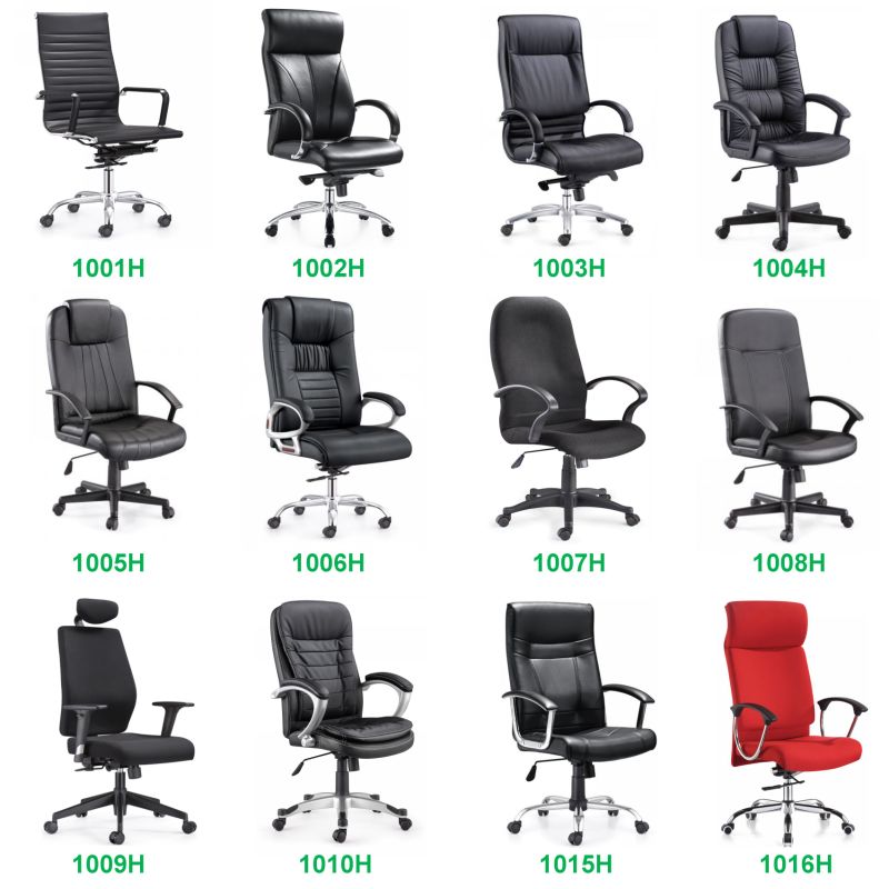 Foshan Office Chair Factory Leather High Back Office Executive Chair